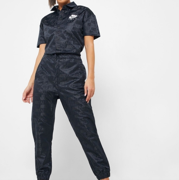Nike Pants - Womens Nike air triple black  jumpsuit
